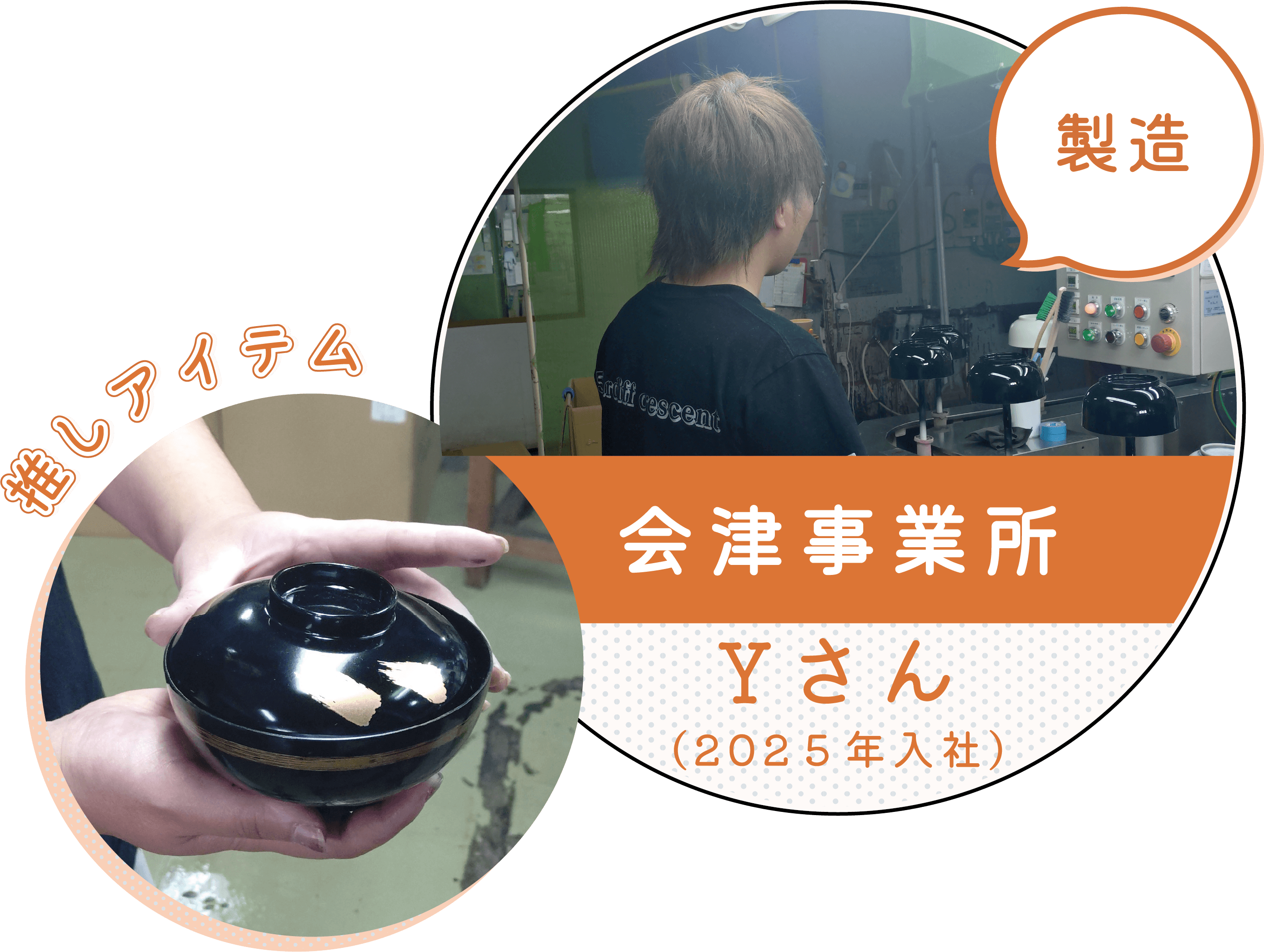 先輩社員インタビュー　食器営業部　Aさん（2025年入社）